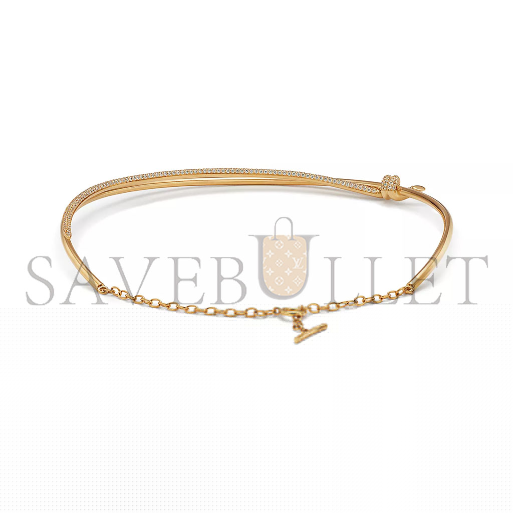 T*f*ny knot double row necklace 68887178